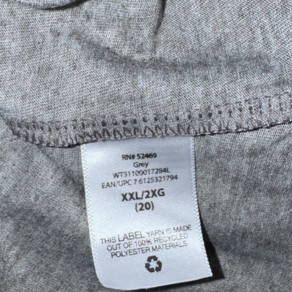 Celebrate Halloween Graphic Long Sleeve Shirt XXL Gray With Orange & Black Text - Picture 3 of 6